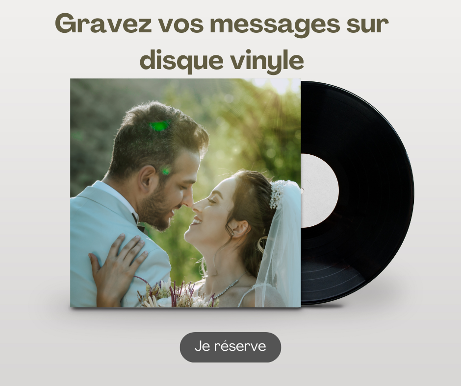 Gravez vos messages sur disque vinyle